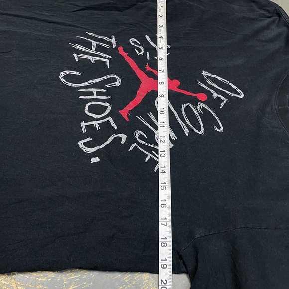 Air Jordan It’s The Shoes Shirt Medium Nike Jumpman Bred Chicago - Picture 5 of 6
